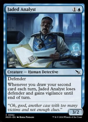Jaded Analyst<br /><span class="collector-number">Collector No. 62</span>