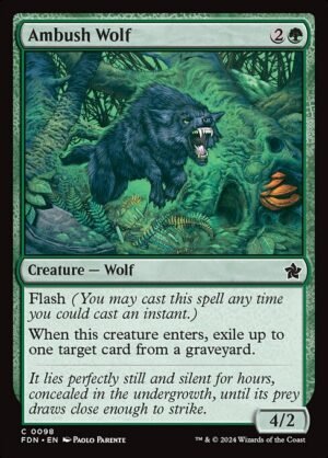 Ambush Wolf<br /><span class="collector-number">Collector No. 98</span>
