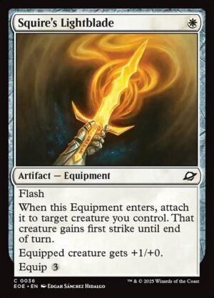 Squire's Lightblade<br /><span class="collector-number">Collector No. 36</span>