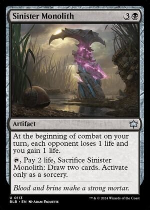Sinister Monolith<br /><span class="collector-number">Collector No. 113</span>