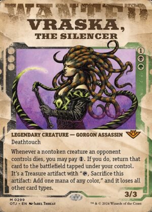 Vraska, the Silencer<br /><span class="collector-number">Collector No. 299</span>