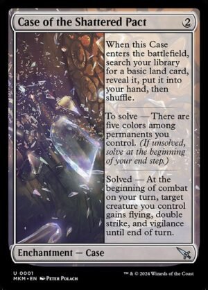 Case of the Shattered Pact<br /><span class="collector-number">Collector No. 1</span>