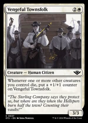 Vengeful Townsfolk<br /><span class="collector-number">Collector No. 37</span>