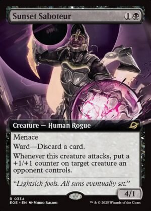Sunset Saboteur (Extended Art)<br /><span class="collector-number">Collector No. 334</span>