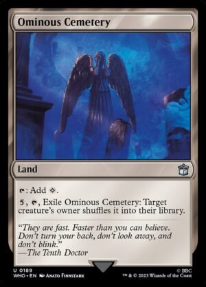 Ominous Cemetery<br /><span class="collector-number">Collector No. 189</span>