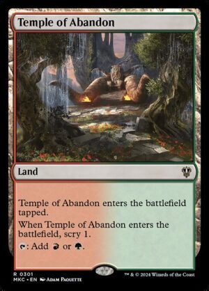 Temple of Abandon<br /><span class="collector-number">Collector No. 301</span>
