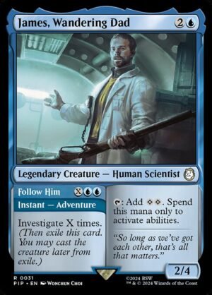 James, Wandering Dad // Follow Him<br /><span class="collector-number">Collector No. 31</span>