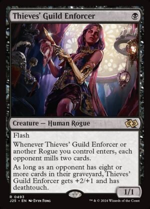 Thieves' Guild Enforcer<br /><span class="collector-number">Collector No. 493</span>