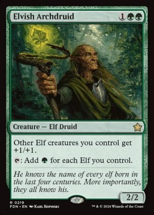Elvish Archdruid - Foil<br /><span class="collector-number">Collector No. 219</span>
