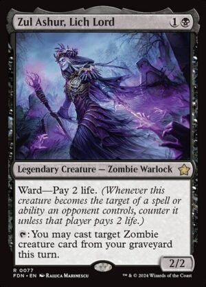 Zul Ashur, Lich Lord<br /><span class="collector-number">Collector No. 77</span>