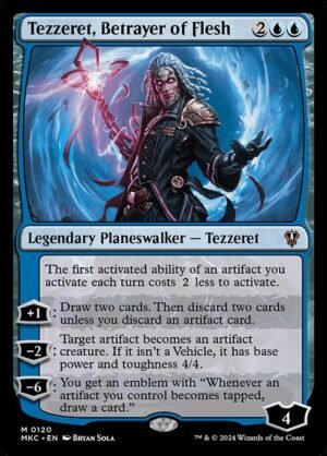 Tezzeret, Betrayer of Flesh<br /><span class="collector-number">Collector No. 120</span>