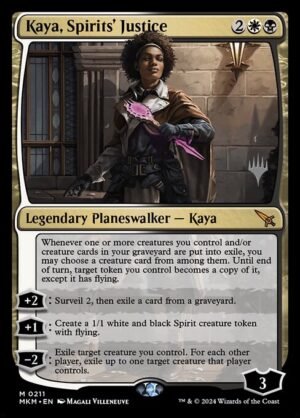 Kaya, Spirits' Justice<br /><span class="collector-number">Collector No. 211p</span>