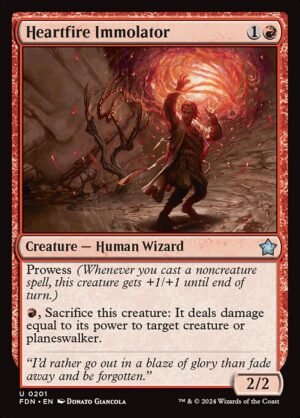 Heartfire Immolator<br /><span class="collector-number">Collector No. 201</span>