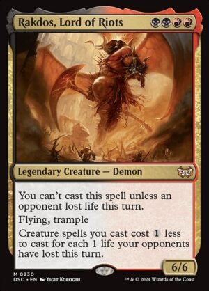 Rakdos, Lord of Riots<br /><span class="collector-number">Collector No. 230</span>