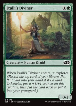 Ixalli's Diviner<br /><span class="collector-number">Collector No. 675</span>