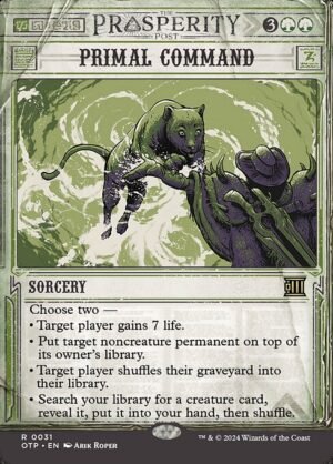 Primal Command<br /><span class="collector-number">Collector No. 31</span>