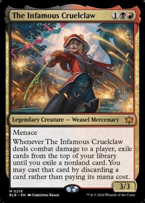 The Infamous Cruelclaw - Foil<br /><span class="collector-number">Collector No. 219p</span>