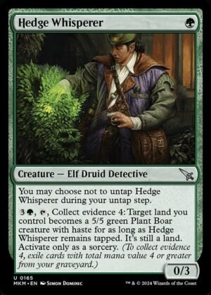 Hedge Whisperer<br /><span class="collector-number">Collector No. 165</span>