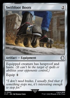 Swiftfoot Boots - Foil<br /><span class="collector-number">Collector No. 242</span>