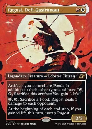 Ragost, Deft Gastronaut (Borderless) - Foil<br /><span class="collector-number">Collector No. 300</span>