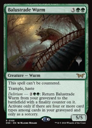 Balustrade Wurm - Foil<br /><span class="collector-number">Collector No. 168p</span>