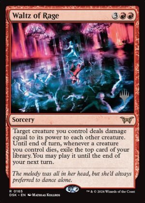 Waltz of Rage - Foil<br /><span class="collector-number">Collector No. 165p</span>