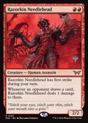 Razorkin Needlehead - Foil<br /><span class="collector-number">Collector No. 153p</span>