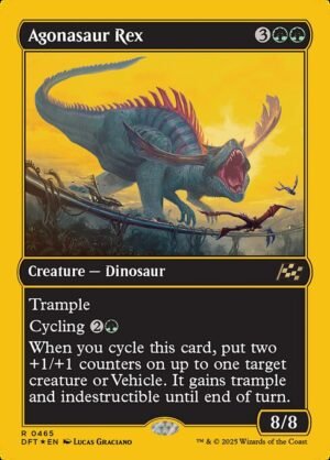 Agonasaur Rex - Foil<br /><span class="collector-number">Collector No. 465</span>