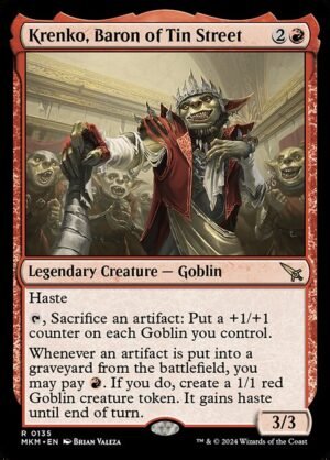 Krenko, Baron of Tin Street - Foil<br /><span class="collector-number">Collector No. 135</span>