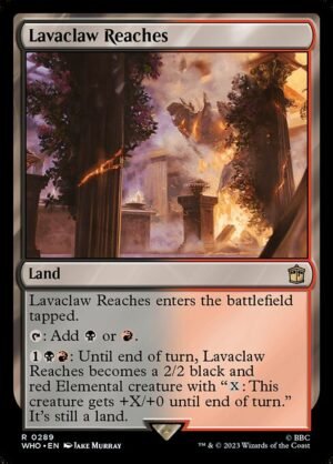 Lavaclaw Reaches<br /><span class="collector-number">Collector No. 289</span>