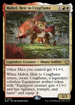 Mabel, Heir to Cragflame<br /><span class="collector-number">Collector No. 224p</span>