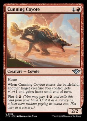 Cunning Coyote<br /><span class="collector-number">Collector No. 118</span>