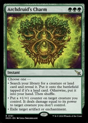 Archdruid's Charm<br /><span class="collector-number">Collector No. 151</span>