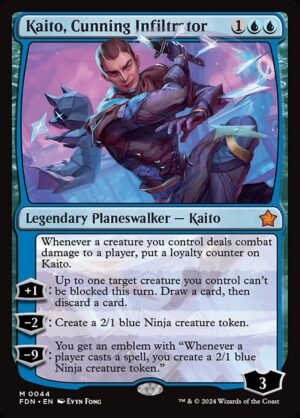 Kaito, Cunning Infiltrator<br /><span class="collector-number">Collector No. 44</span>