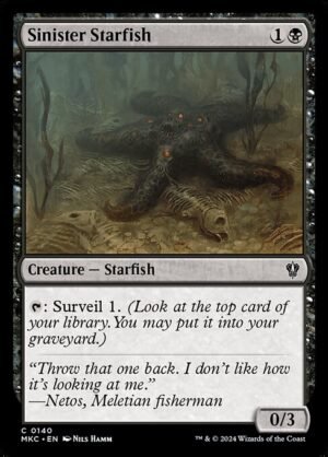 Sinister Starfish<br /><span class="collector-number">Collector No. 140</span>