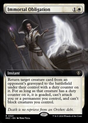 Immortal Obligation<br /><span class="collector-number">Collector No. 321</span>