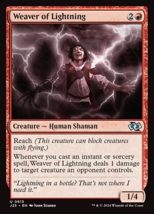 Weaver of Lightning<br /><span class="collector-number">Collector No. 615</span>