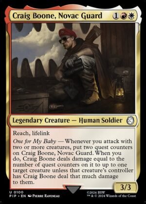 Craig Boone, Novac Guard - Foil<br /><span class="collector-number">Collector No. 100</span>