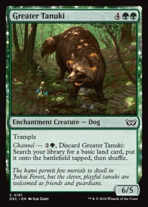 Greater Tanuki<br /><span class="collector-number">Collector No. 181</span>