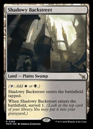 Shadowy Backstreet - Foil<br /><span class="collector-number">Collector No. 268</span>