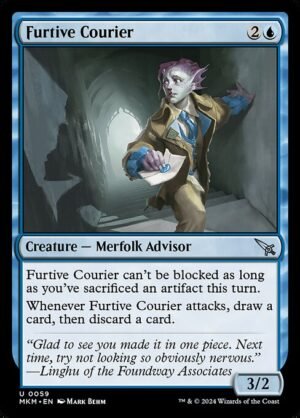 Furtive Courier<br /><span class="collector-number">Collector No. 59</span>