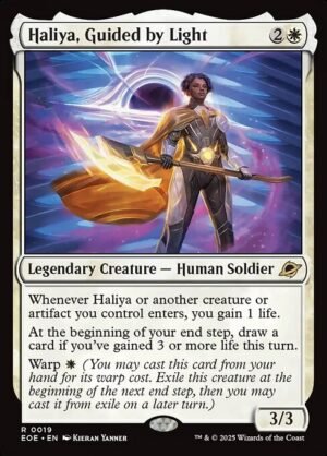 Haliya, Guided by Light - Foil<br /><span class="collector-number">Collector No. 19</span>