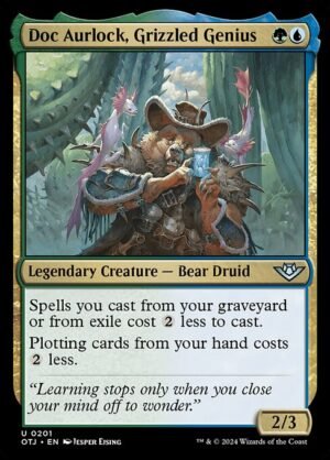Doc Aurlock, Grizzled Genius<br /><span class="collector-number">Collector No. 201</span>