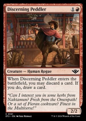 Discerning Peddler<br /><span class="collector-number">Collector No. 121</span>