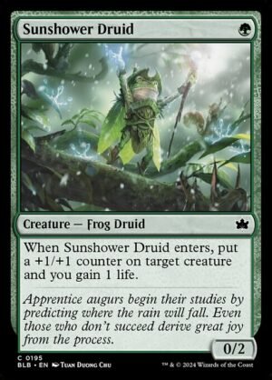 Sunshower Druid<br /><span class="collector-number">Collector No. 195</span>