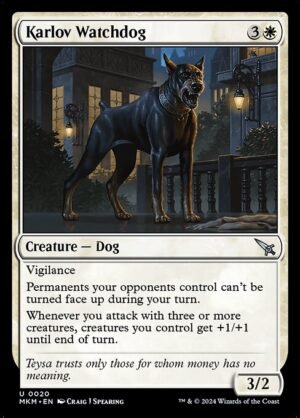 Karlov Watchdog<br /><span class="collector-number">Collector No. 20</span>
