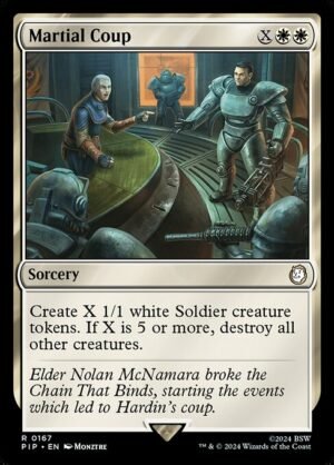 Martial Coup<br /><span class="collector-number">Collector No. 167</span>