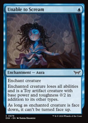 Unable to Scream<br /><span class="collector-number">Collector No. 78</span>