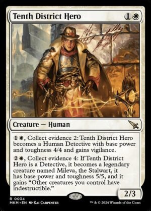 Tenth District Hero - Foil<br /><span class="collector-number">Collector No. 34</span>