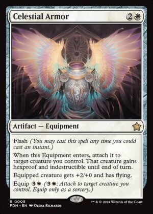Celestial Armor - Foil<br /><span class="collector-number">Collector No. 5</span>